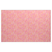 Niedliche Retro Peace Signs Girly Pink Pattern Stoff (Yard (91,4 cm))