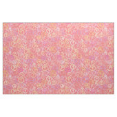 Niedliche Retro Peace Signs Girly Pink Pattern Stoff (Fat Quarter (45,7 x 55,9 cm))