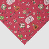 Niedliche Retro-Retro Seidenpapier (Ausschnitt)