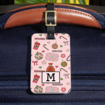 Niedliche Retro-Retro-Weihnachtsrosa