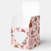Niedliche Retro-Rosa Geschenkschachtel (Geöffnet)