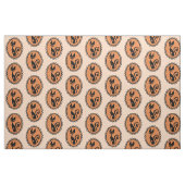 Niedliche Retro-Schwarze Katze Stoff (Fat Quarter (45,7 x 55,9 cm))