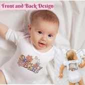 Niedliche Retro-Spooky Halloween farbenfroh Baby Strampler