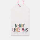 Niedliche Retro-Stars in fröhlicher Atmosphäre Geschenkanhänger (Vorderseite)