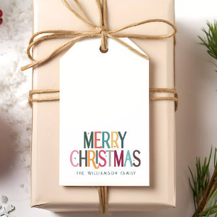 Niedliche Retro-Stars in fröhlicher Atmosphäre Geschenkanhänger