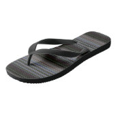 Niedliche Retro-Streifen Badesandalen (Schrägansicht)