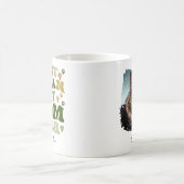 Niedliche Retro Vegane KatzenMama, benutzerdefinie Kaffeetasse (Mittel)