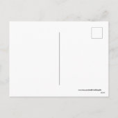 Niedliche Retro Vintage Dame liest Postkarte (Rückseite)