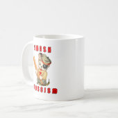 Niedliche Retro-Welpe - Schmutz Faschismus Kaffeetasse (Vorderseite Links)