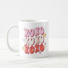 Niedliche Retro XOXO Valentinstag Kaffee Tasse