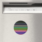 Niedliche Retrofarbenstreifen Magnet (In Situ (Geschirrspüler))
