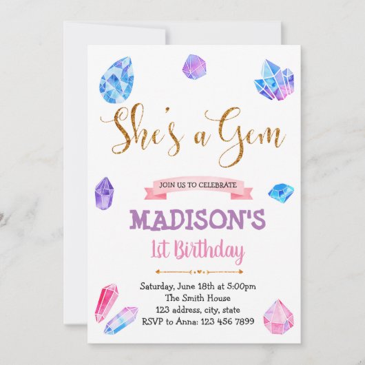 Niedliche Rettich-Party Einladung (Vorderseite)