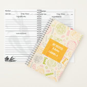 Niedliche Rezepte mit Name Notizblock (Innen)