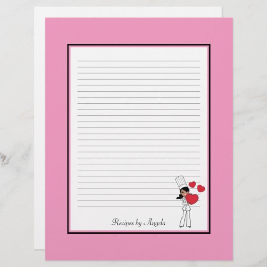 Niedliche rezeptpflichtige Seiten (Vorne/Hinten)