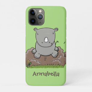 Niedliche Rhino-Cartoon-Abbildung Case-Mate iPhone Hülle
