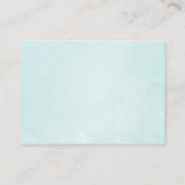 Niedliche Rhino Unicorn Kinderdusche Windelwindeln Begleitkarte (Rückseite)