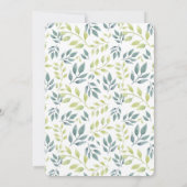 Niedliche Rhinoceros Kinderdusche Einladungen (Rückseite)