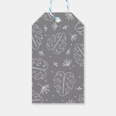 Niedliche Rhinoceros Kinderdusche Rhino 1. Geburts Geschenkanhänger (Rückseite)