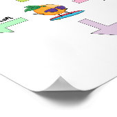 Niedliche Richtung Baby Kinderzimmer Poster (Ecke)