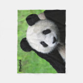 Niedliche riesiger Panda-Decke Fleecedecke (Vorderseite)