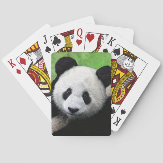 Niedliche riesiger Panda-Spielkarten Spielkarten (Rückseite)