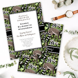 Niedliche Ringschwanzlemuren Madagaskar Jungle Par Einladung