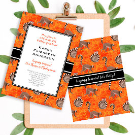 Niedliche Ringschwanzlemuren Madagaskar Jungle Par Einladung