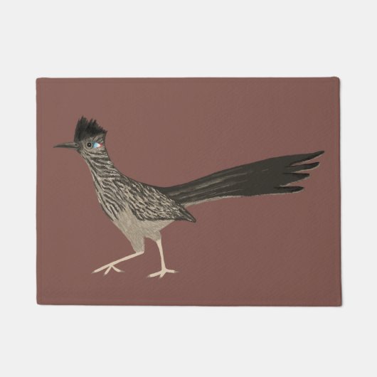 Niedliche Roadrunner Kunst Fußmatte (Vorderseite)