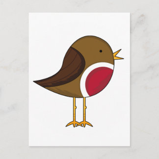 Niedliche Robin Postcard Postkarte
