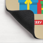 Niedliche Robin und die vier farbenfrohen Geschenk Mousepad (Ecke)