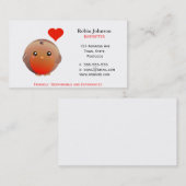 Niedliche Robin-Vogelkinderbetreuung/Tierpflege Visitenkarte (Vorne/Hinten)