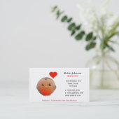 Niedliche Robin-Vogelkinderbetreuung/Tierpflege Visitenkarte (Stehend Vorderseite)