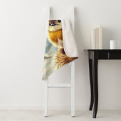 Niedliche Robins, Weihnachten gefroren Sherpadecke (Beispiel)