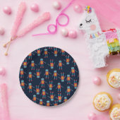 Niedliche Robot Paper-Teller Pappteller (Party)