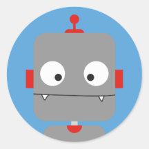 Niedliche Robot-Sticker