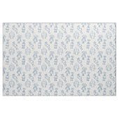Niedliche Roboter (blau und weiß) Stoff (Fat Quarter (45,7 x 55,9 cm))