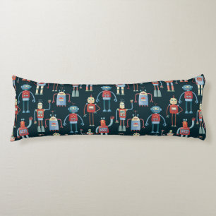 Niedliche Roboter dunkel Seitenschläferkissen