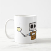 Niedliche Roboter-Kaffeetasse Kaffeetasse (Links)