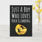 Niedliche Rock Climbing Cards für Kinder Karte (Gelbe Blume)