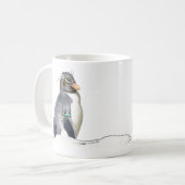 Niedliche Rockhopper Penguin Kaffeemaschine Tasse (Vorderseite Links)