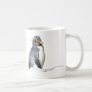 Niedliche Rockhopper Penguin Kaffeemaschine Tasse