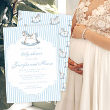 Niedliche Rockpferde-Babydusche