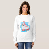 Niedliche Roller-Skate Sweatshirt (Vorne ganz)