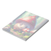 Niedliche Rollstühle im Wald, Glück Notizblock (Rotiert)