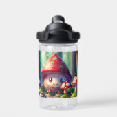 Niedliche Rollstühle im Wald - viel Glück Kids Trinkflasche (Rückseite)