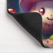 Niedliche Rollstühle im Wald, viel Glück Mousepad (Ecke)