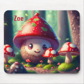 Niedliche Rollstühle im Wald, viel Glück Mousepad (Vorne)