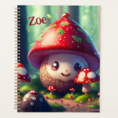 Niedliche Rollstühle im Wald - viel Glück Planer (Vorderseite)