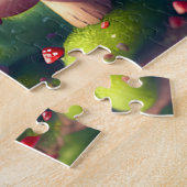 Niedliche Rollstühle im Wald - viel Glück Puzzle (Seite)