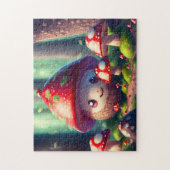 Niedliche Rollstühle im Wald - viel Glück Puzzle (Vertikal)